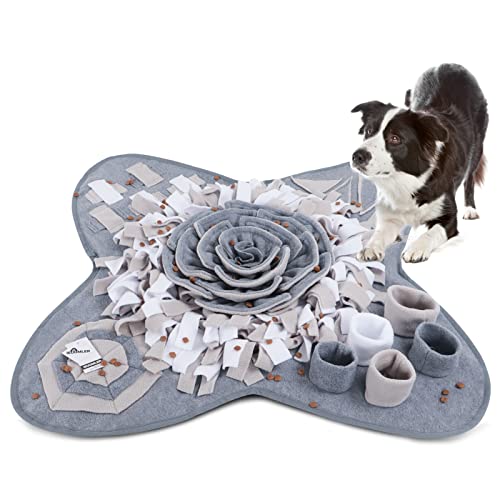 IEUUMLER Schnüffelteppich für Hunde Riechen Trainieren Intelligenzspielzeug Futtermatte...