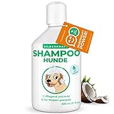 Silberkraft Neemöl Hundeshampoo 500ml Hunde & Welpen - Pflegeprodukt sensitiv Shampoo gegen...