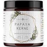 Papaya Kerne von Nordic Pure 100g | Papaya-Samen in Rohkostqualität | Papaya-Pfeffer ohne...