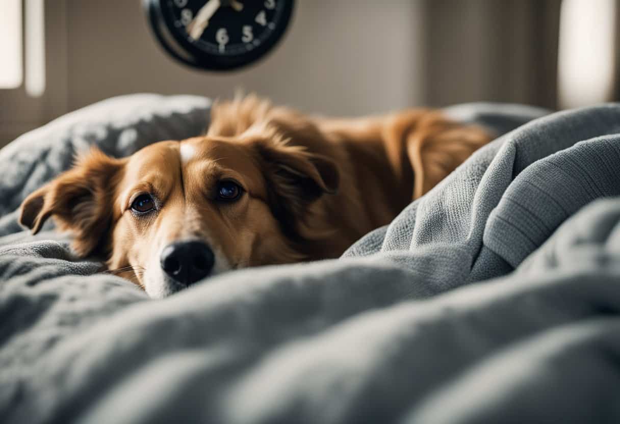 hund zeigt veränderung im schlafverhalten