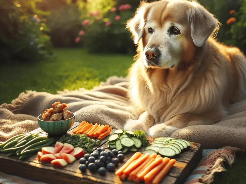 gesunde snacks für seniorhund