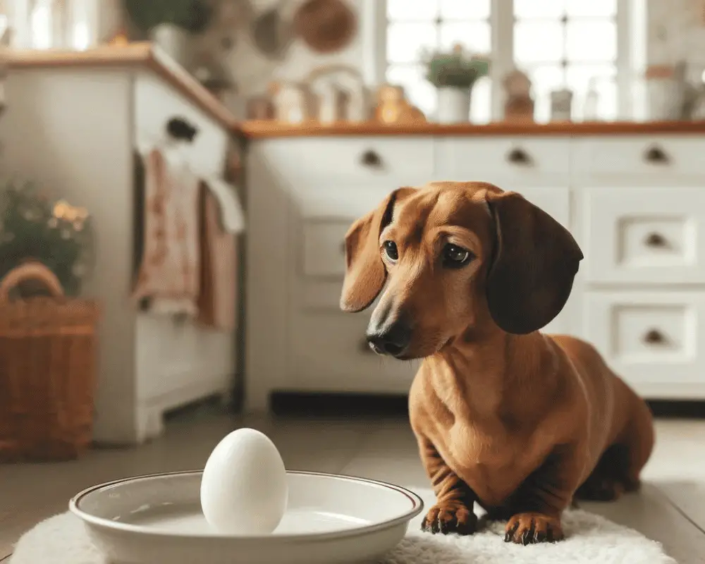 gekochtes ei für hunde
