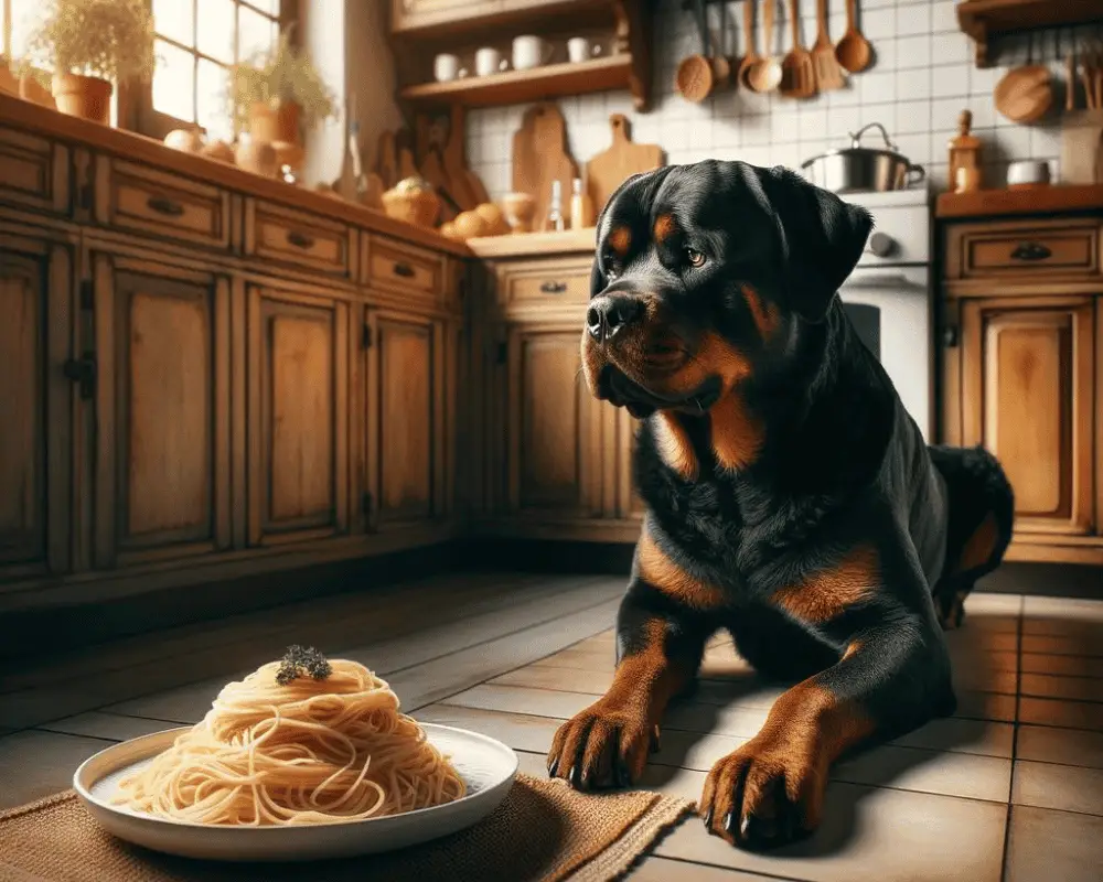 spaghetti für hunde