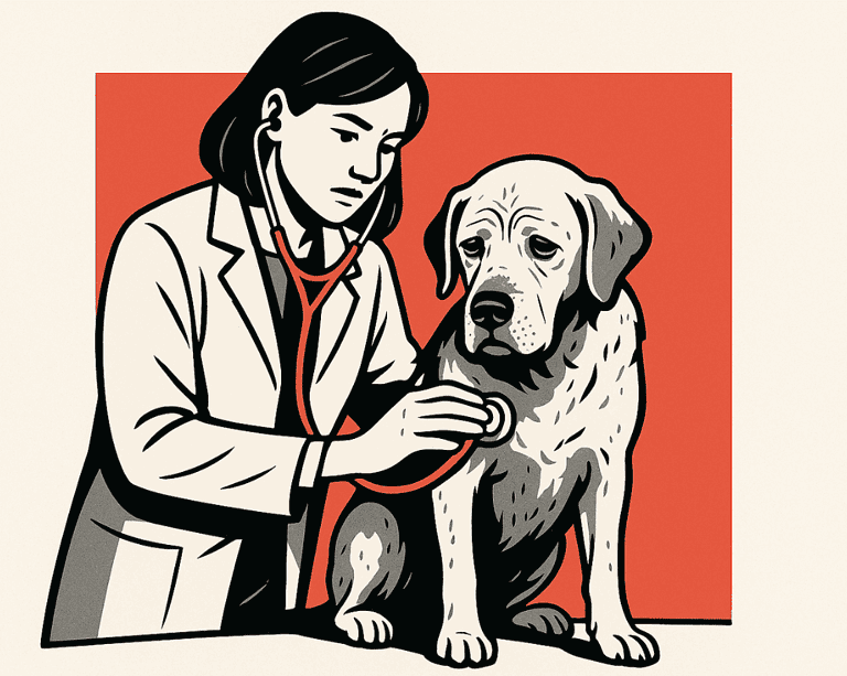 dog needs vet