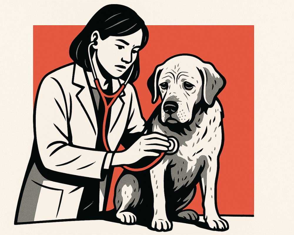 dog needs vet