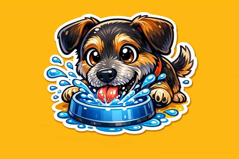 Old Dog Is Drinking So Much Water