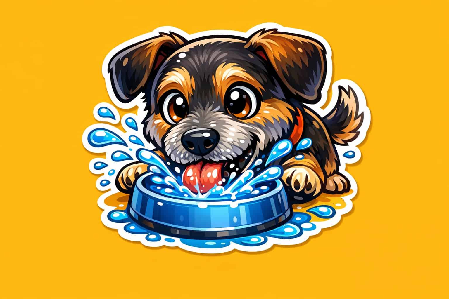 Old Dog Is Drinking So Much Water