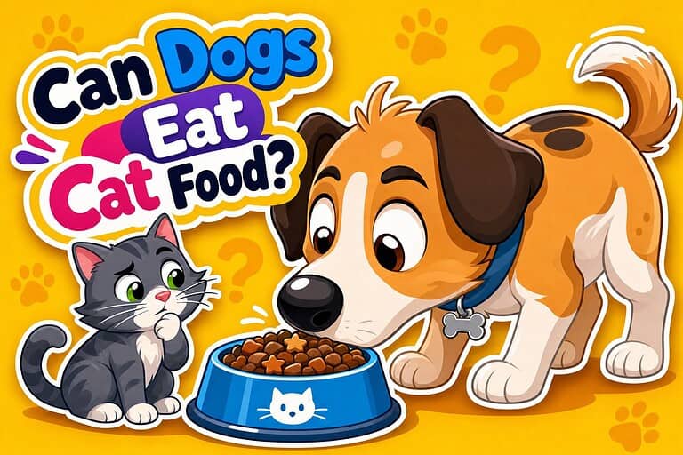 Can Dogs Eat Cat Food?