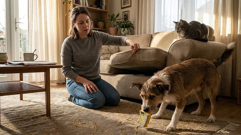 Dogs Helped a Searching Human Without Being Asked. Cats Had Other Plans.